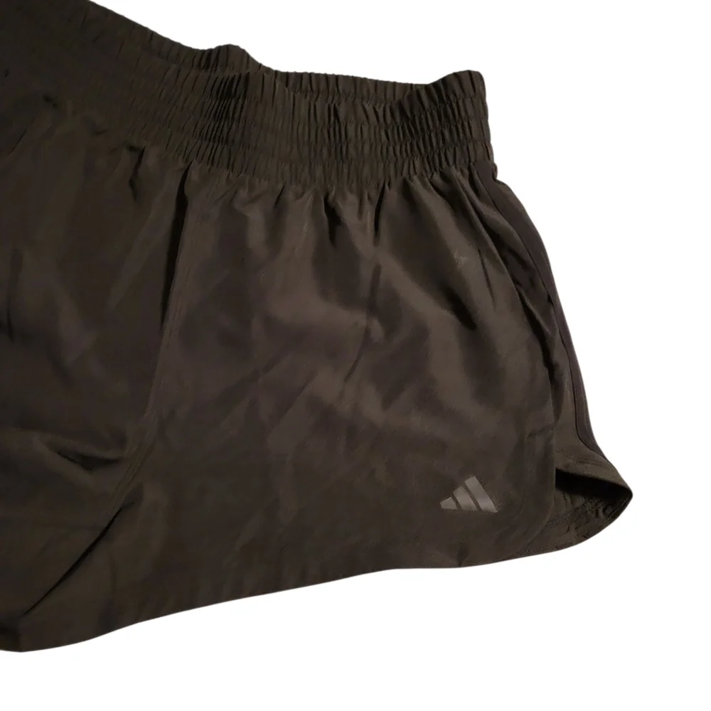 adidas Women's Pacer Training 3-Stripes Woven High-Rise 3" Shorts - Picture 2 of 10